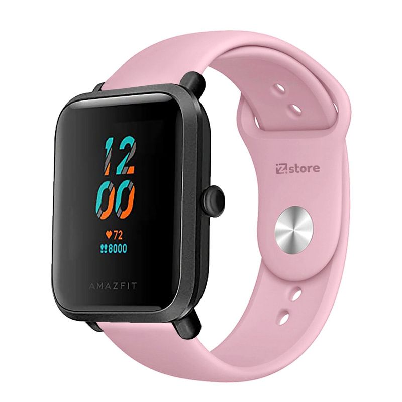 GENERICO - Correa Compatible Con Amazfit Bip S Rosado Broche 20mm