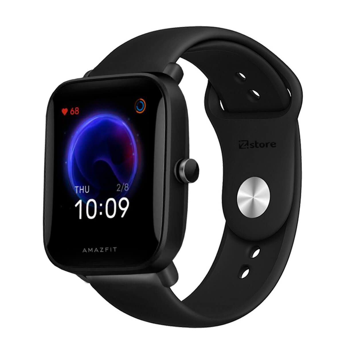 GENERICO - Correa Compatible Con Amazfit Bip U Negro Broche 20mm