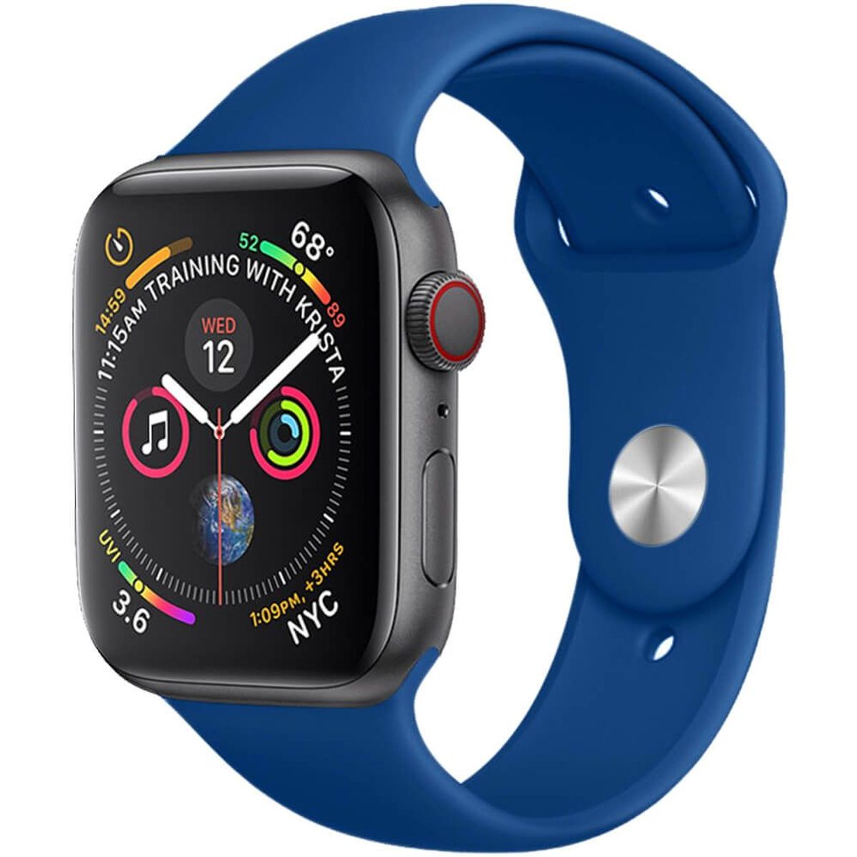 GENERICO - Correa Compatible Con Apple Watch 38mm/40mm Colores Azul Oceano
