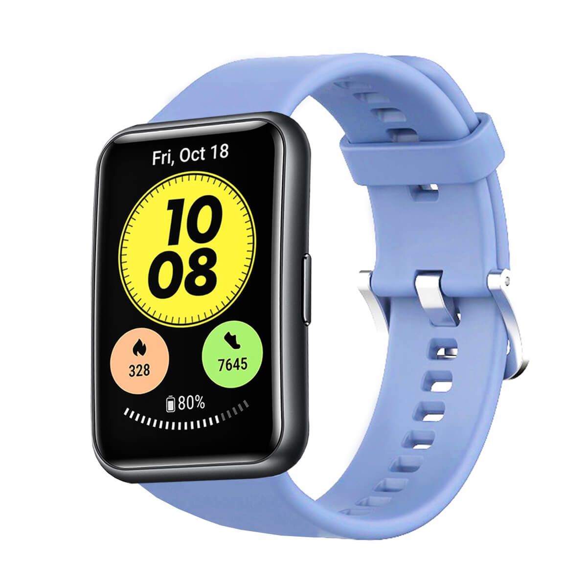 GENERICO - Correa Compatible Con Huawei Watch Fit Colores Lavanda