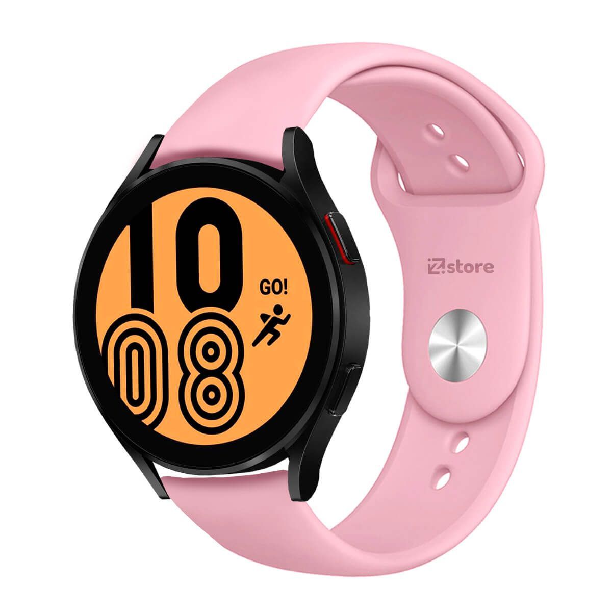 GENERICO - Correa Compatible Con Samsung Galaxy Watch 42mm Rosado Broche 20mm