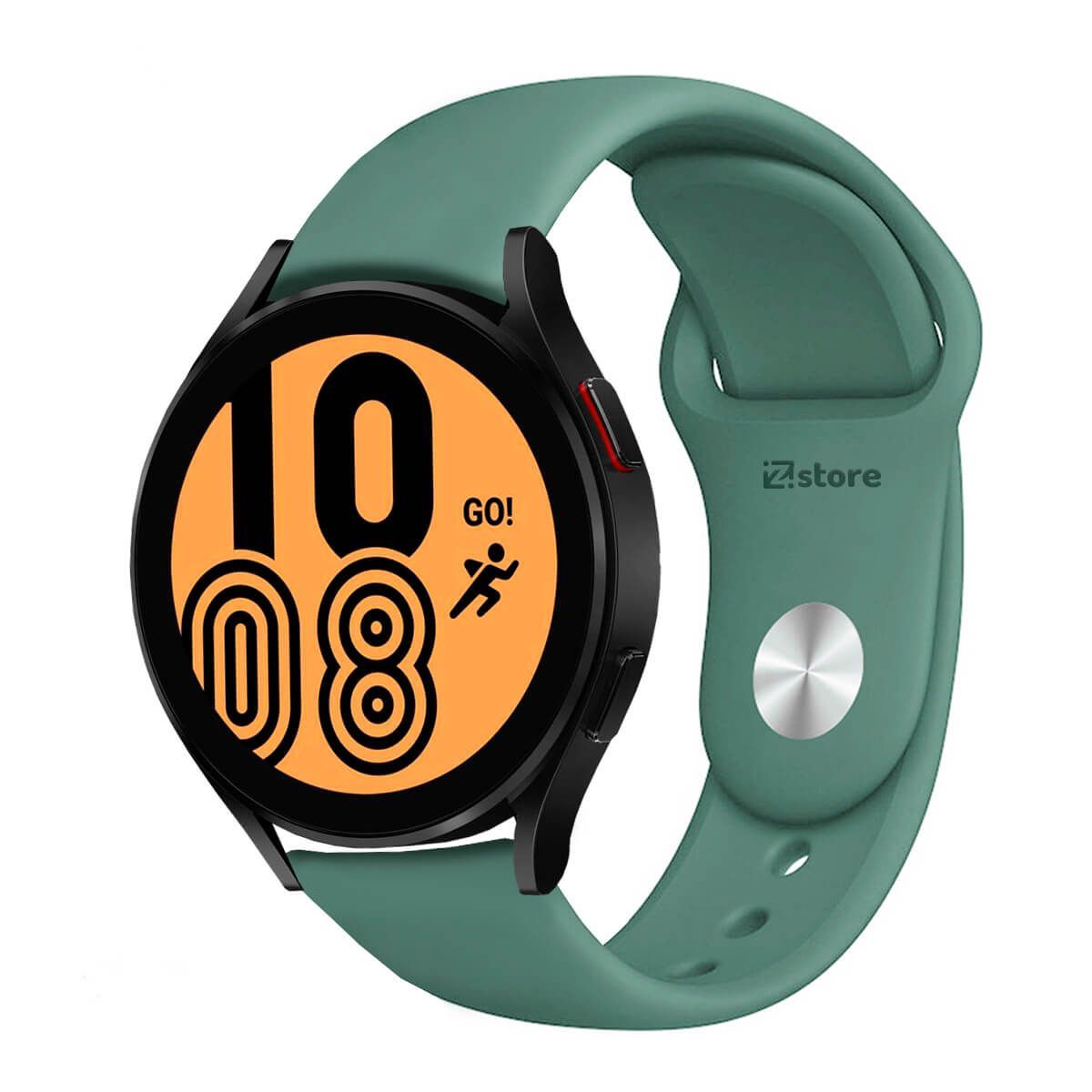 GENERICO - Correa Compatible Con Samsung Galaxy Watch 42mm Verde Pino Broche 20mm