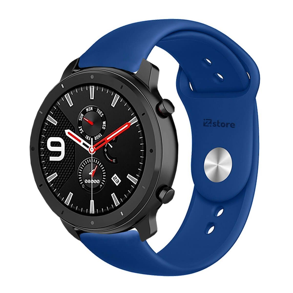 GENERICO - Correa Compatible Con Amazfit GTR 47mm Azul 22mm