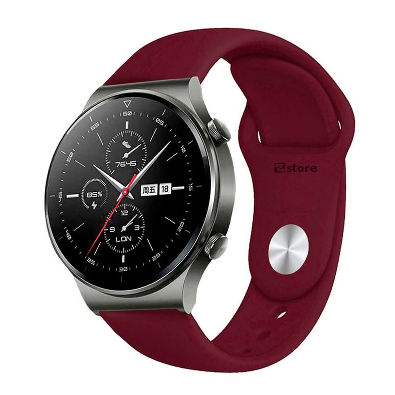 GENERICO - Correa Compatible Con Huawei GT2 Pro Vino Broche 22mm