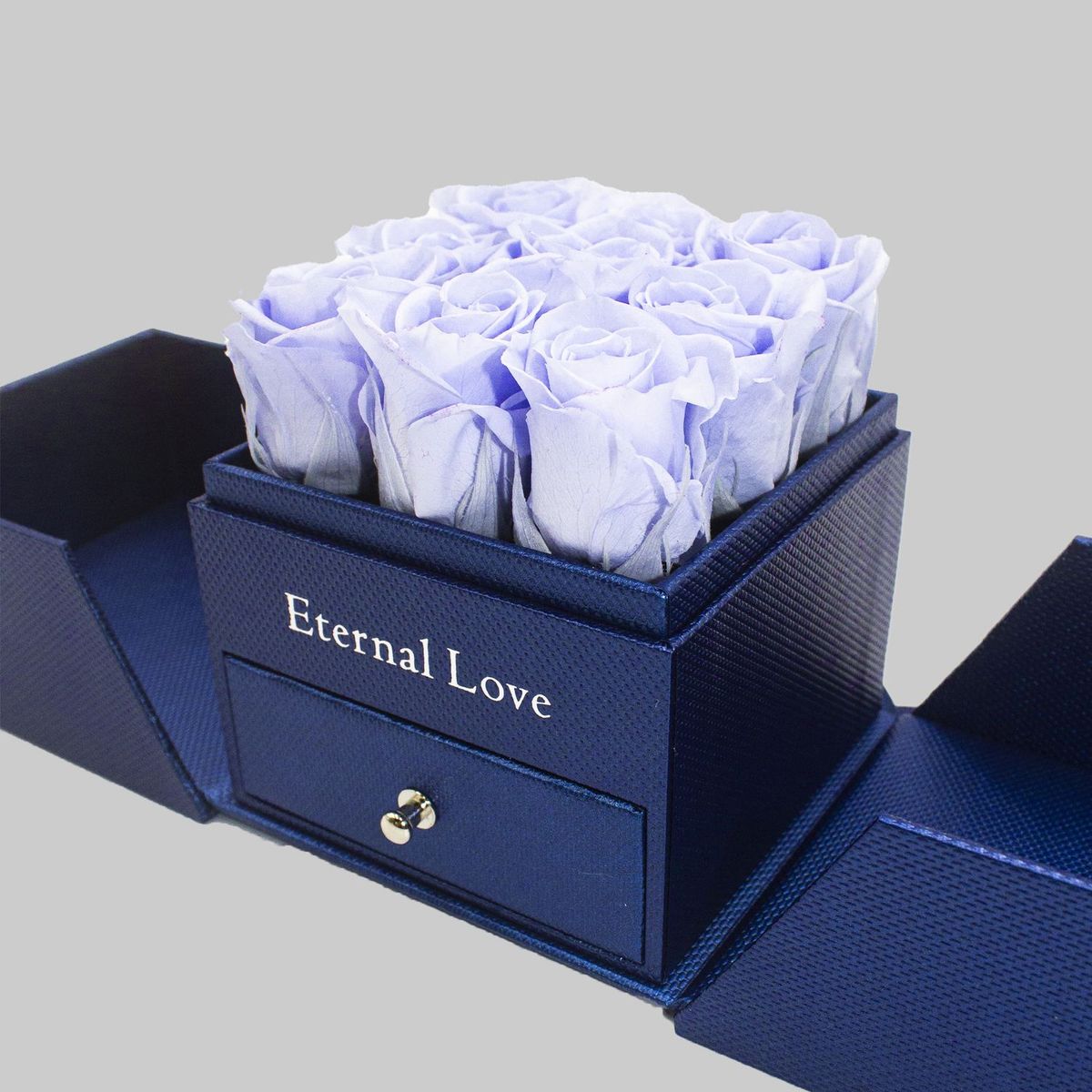 AIROSA - Rosa eterna preservada - Color Lavanda - Joyero
