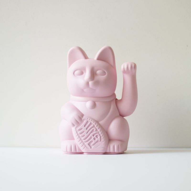 LUCKY CATS - Gato de la Suerte Rosa Bebé