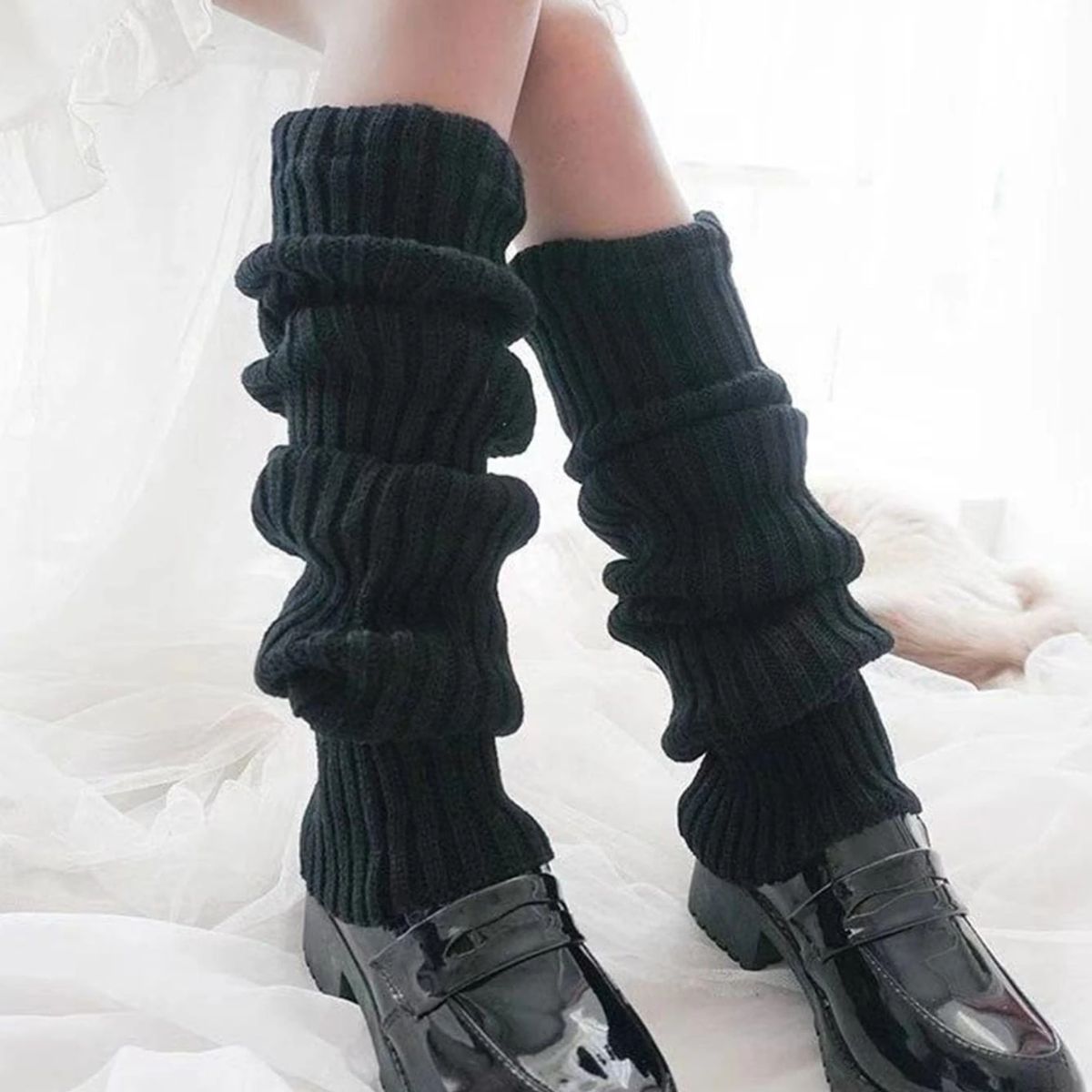 GENERICO - Leg Warmers Polainas Calentadores Escarpines - 70 cms