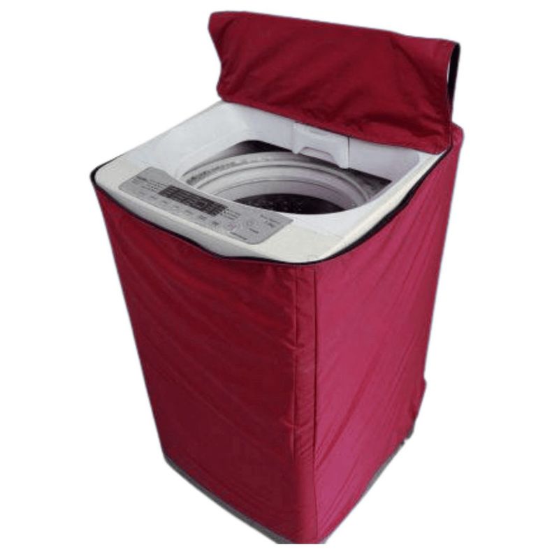 GENERICO - Funda Para Lavadoras Tela Delgada 16 - 22kg Guinda
