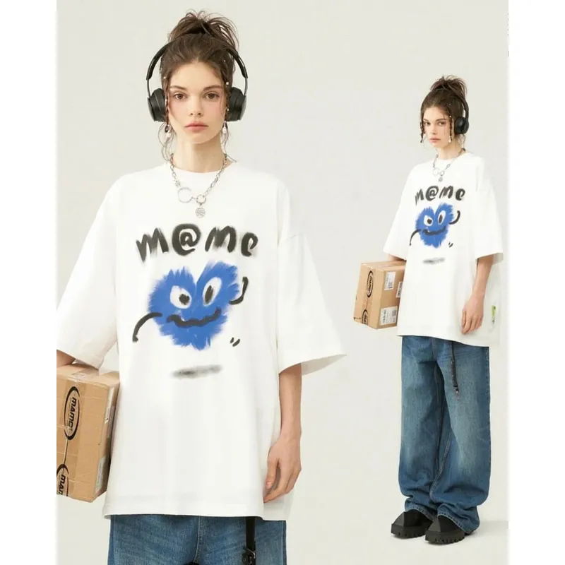 GENERICO - Polo Oversize Algodón Heart Oversized Unisex