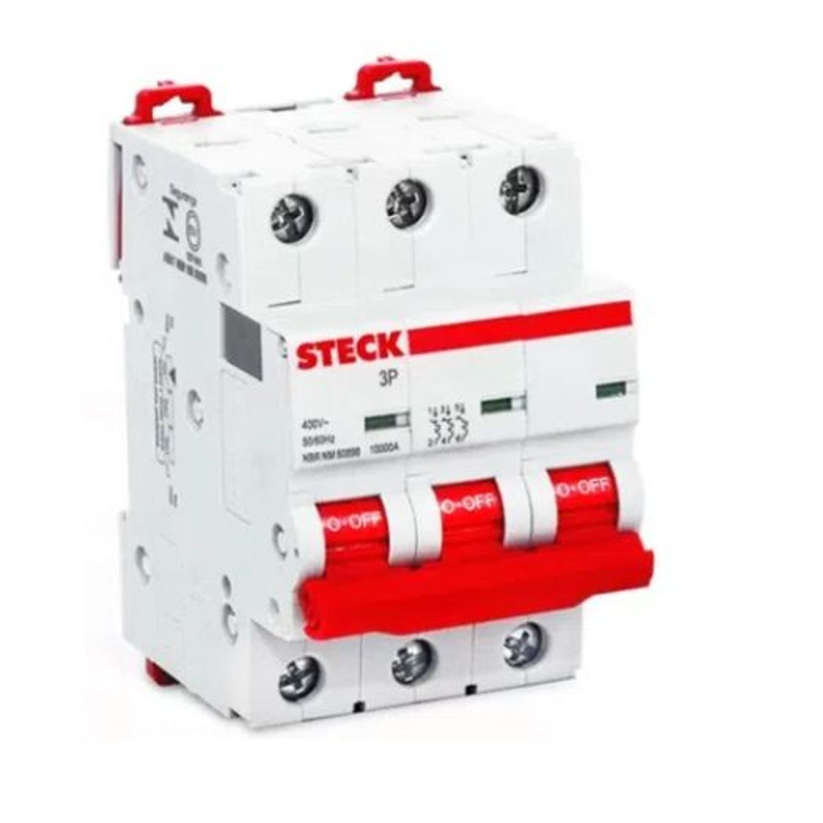 STECK - INTERRUPTOR TERMOMAGNETICO 3P 32A 10KA 415V