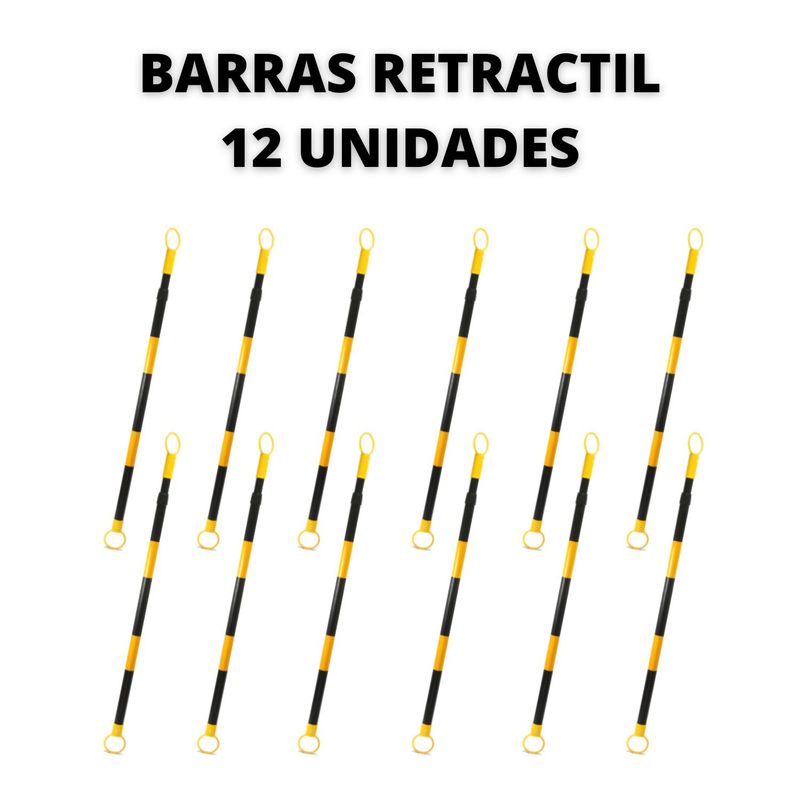 GENERAC - CAJA DE BARRA RETRACTIL  DE 12 UND - 150 CM a 215 CM APROX