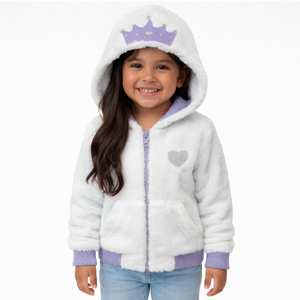 TIFANTI - Casaca Peluche con Capucha Niña