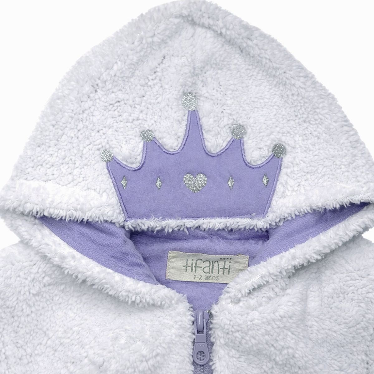 TIFANTI - Casaca Peluche con Capucha Niña