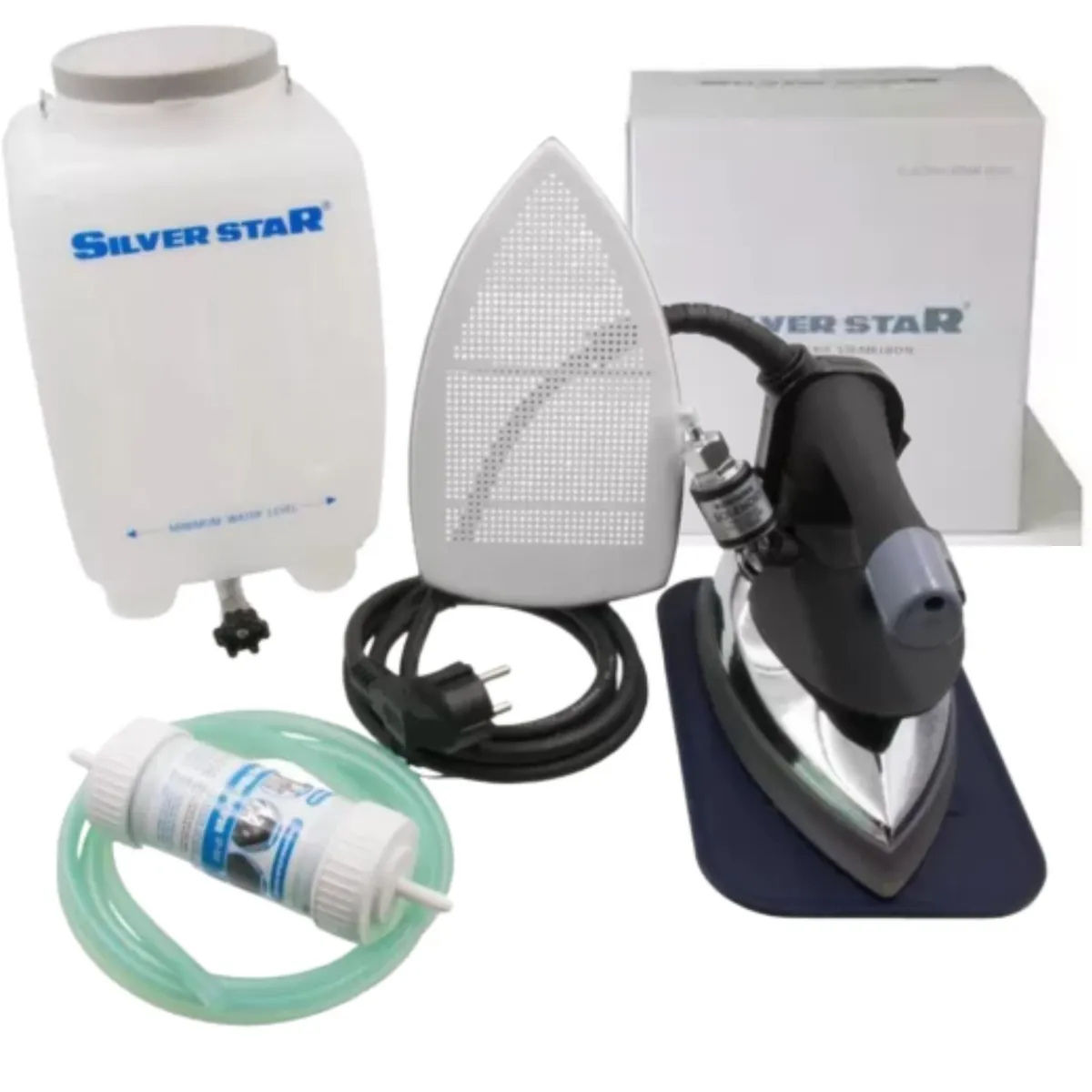 SILVER STAR - Plancha Industrial Silver Star Pesada Es-300L - Super Kit