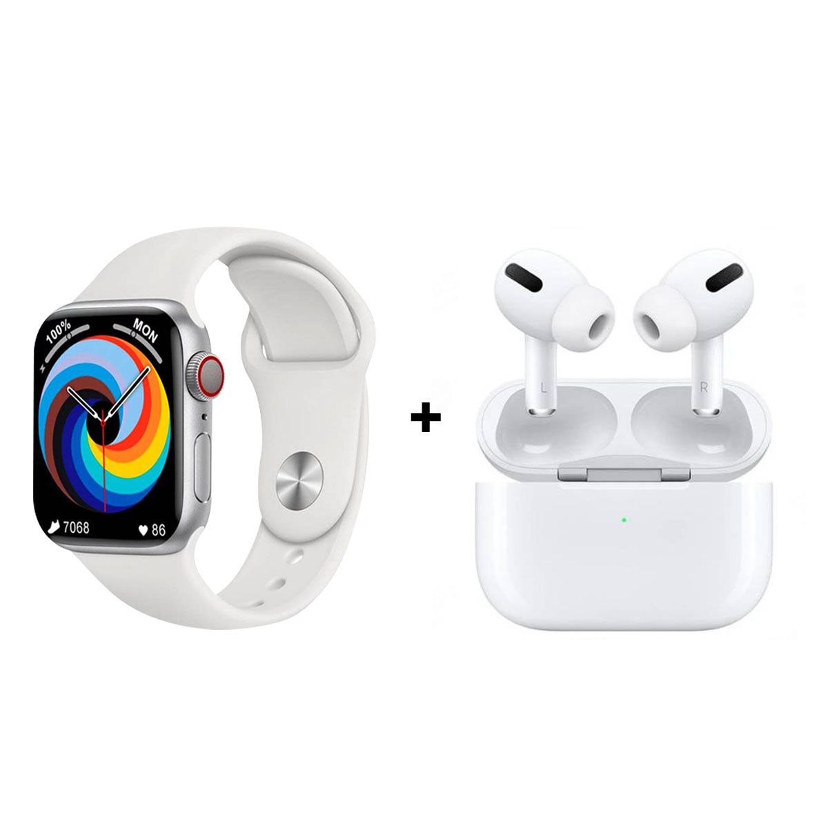 SASARU - Smartwatch i9 Pro Max S Blanco + Audífonos Inpods 13 Pro Blanco