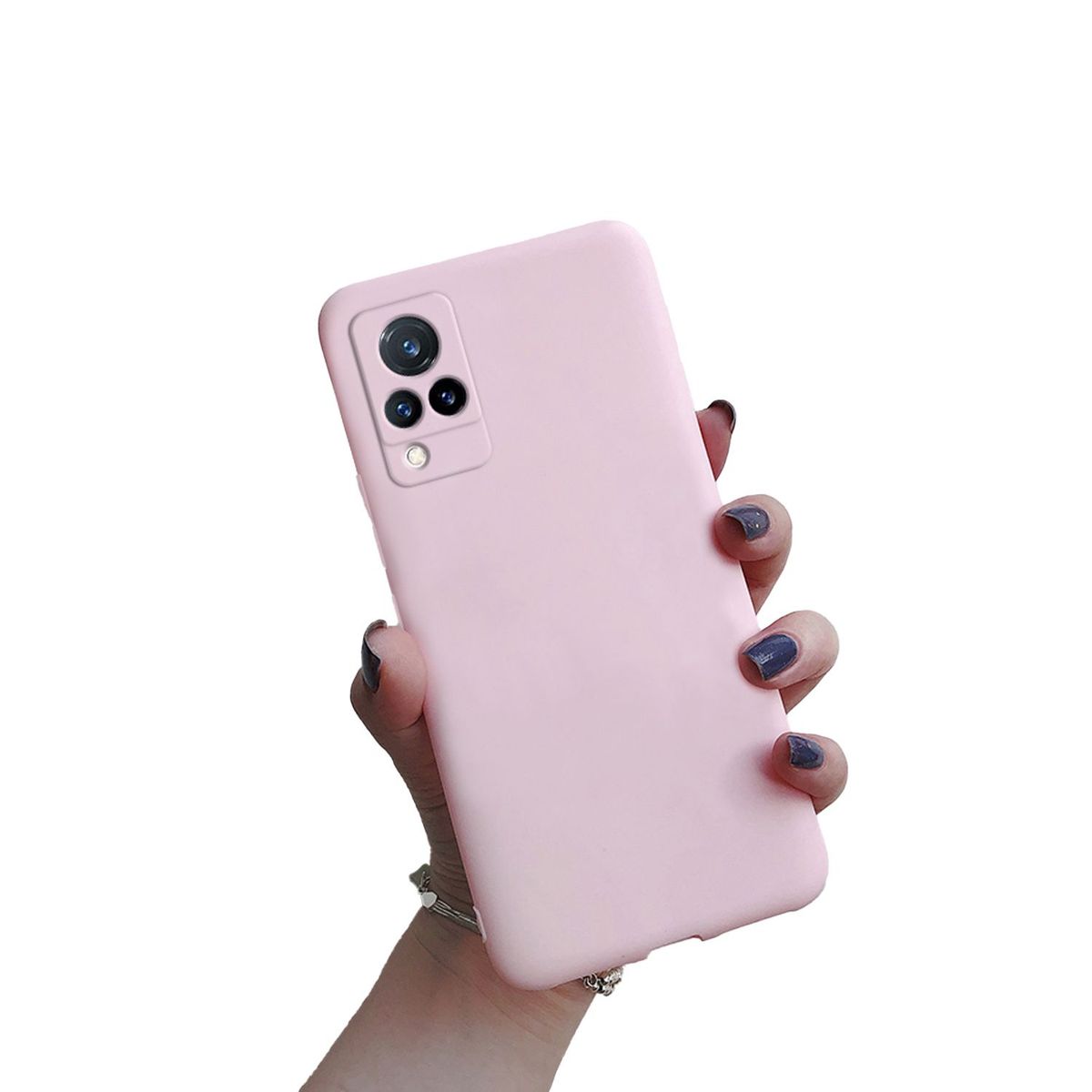 GENERICO - Funda Protector Case VIVO V21 5G - MATE ROSA