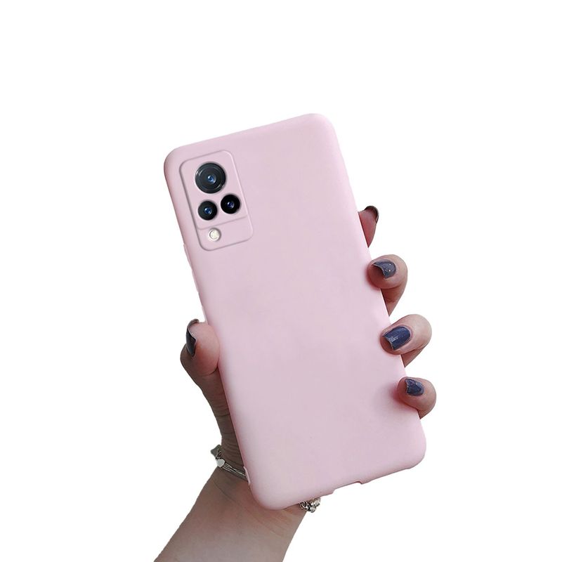 GENERICO - Funda Protector Case VIVO V21 5G - MATE ROSA