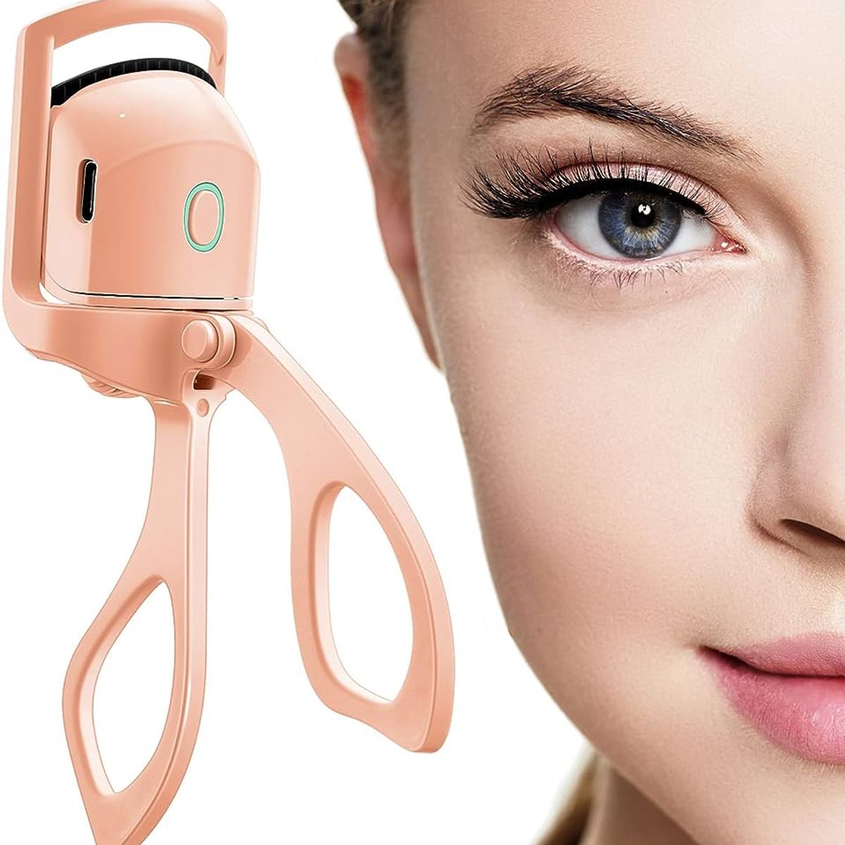 GENERICO - Rizador Electrico para Pestañas Portatil Recargable Practico