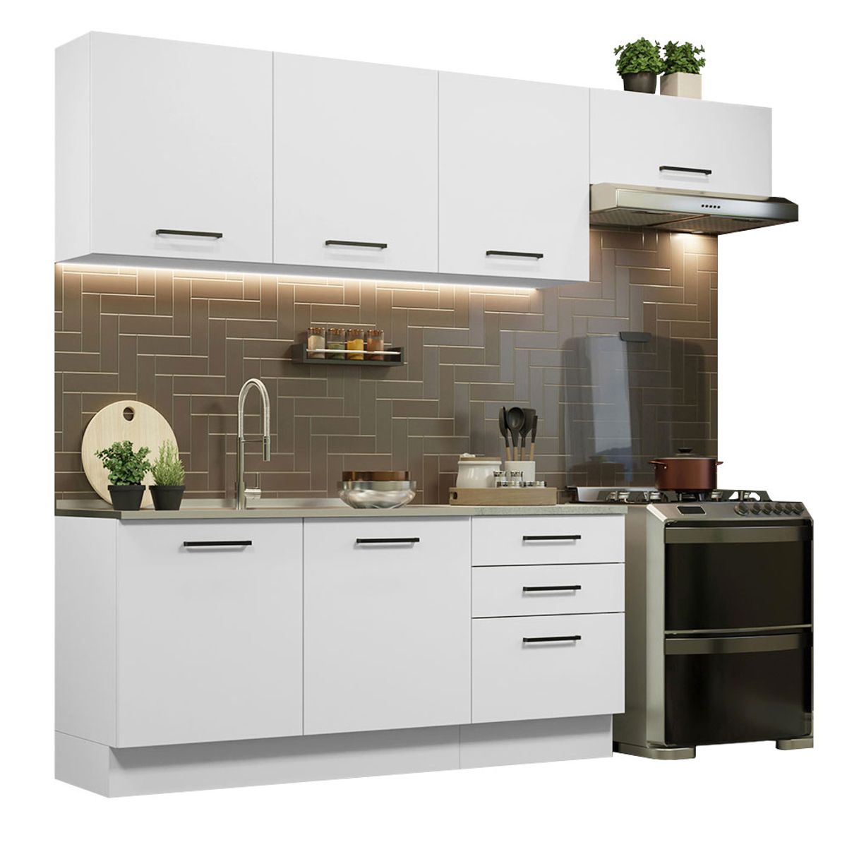 MADESA - Mueble de Cocina Integral Agata 260 cm 02