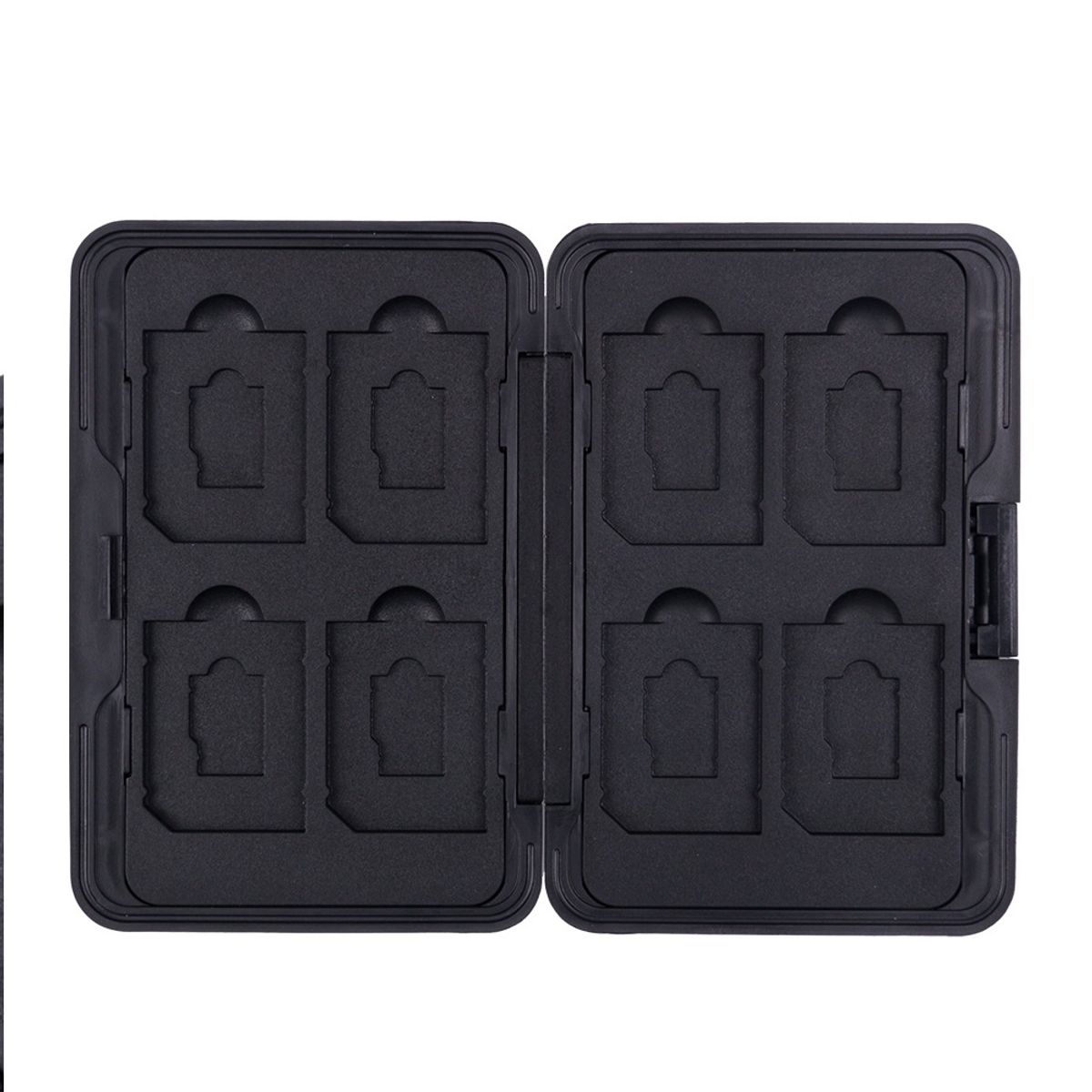 GENERICO - Estuche para memoria SD y micro SD - plateado