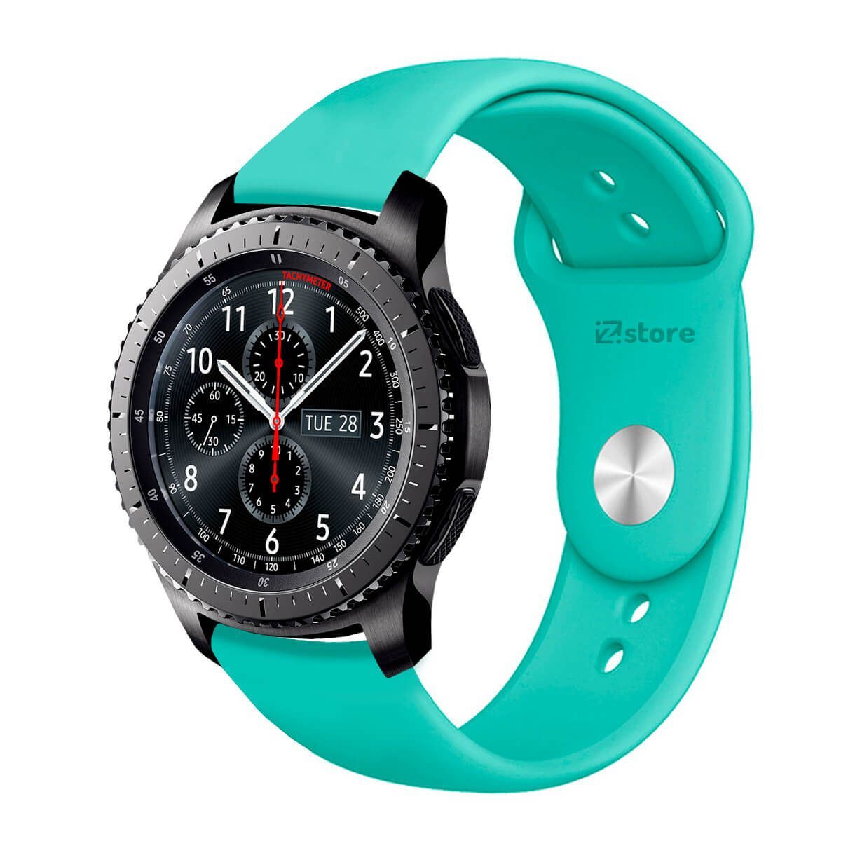 GENERICO - Correa Compatible Con Samsung Galaxy Gear S3 Frontier Verde Esmeralda