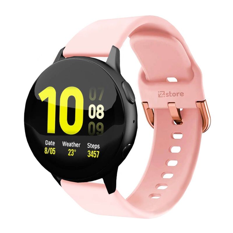 GENERICO - Correa Compatible Con Samsung Galaxy Watch Active 2 40MM 44MM Rosado