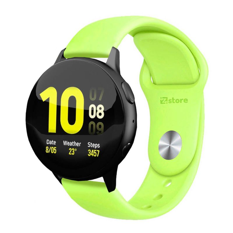 GENERICO - Correa Compatible Con Samsung Galaxy Watch Active 2 Verde Limón