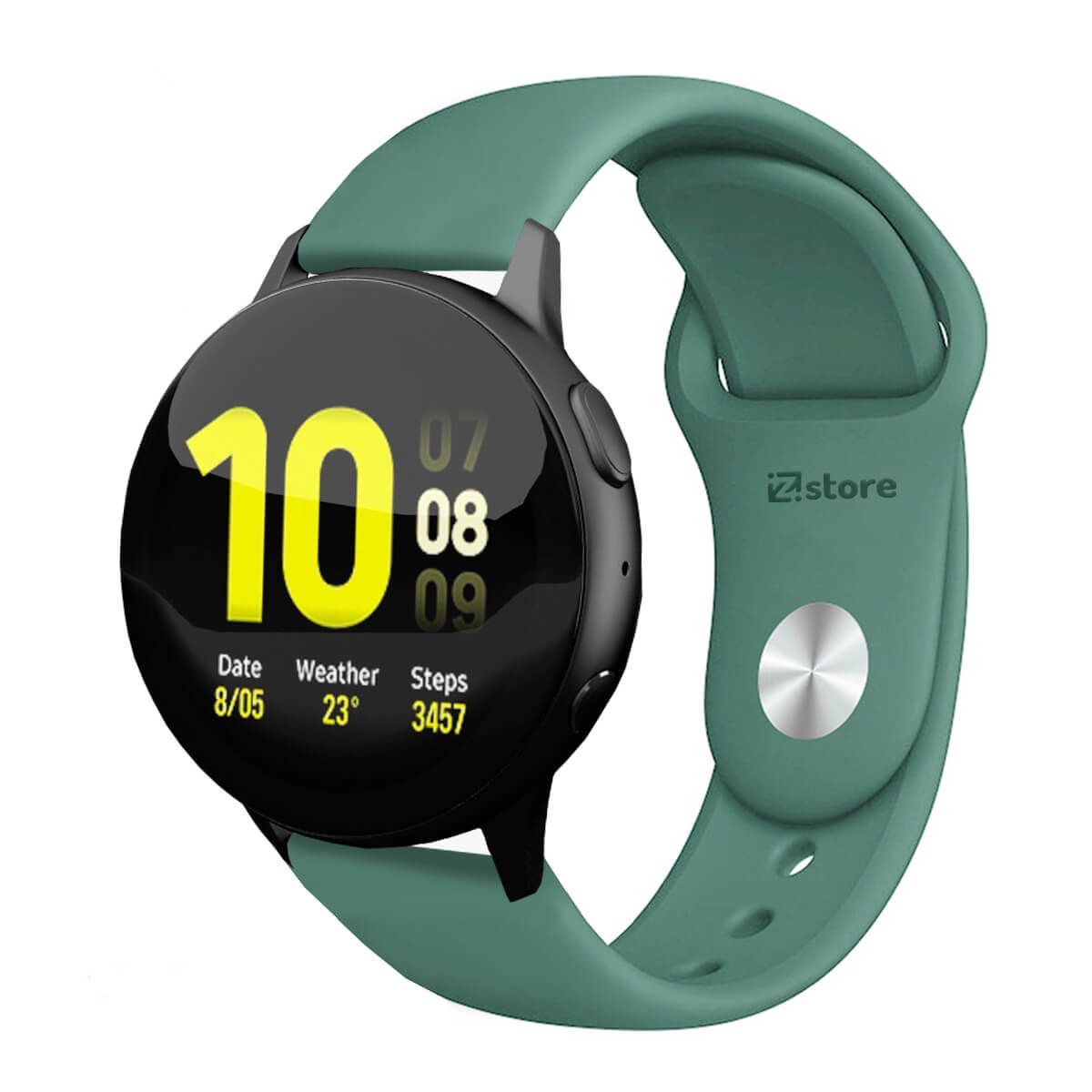 GENERICO - Correa Compatible Con Samsung Galaxy Watch Active 2 Verde Pino