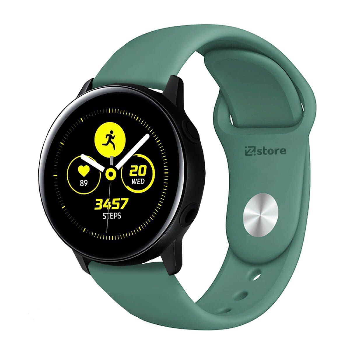 GENERICO - Correa Compatible Con Samsung Galaxy Watch Active Verde Pino