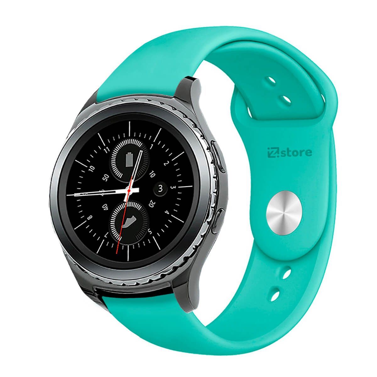 GENERICO - Correa Compatible Con Samsung Gear S2 Classic Verde Esmeralda