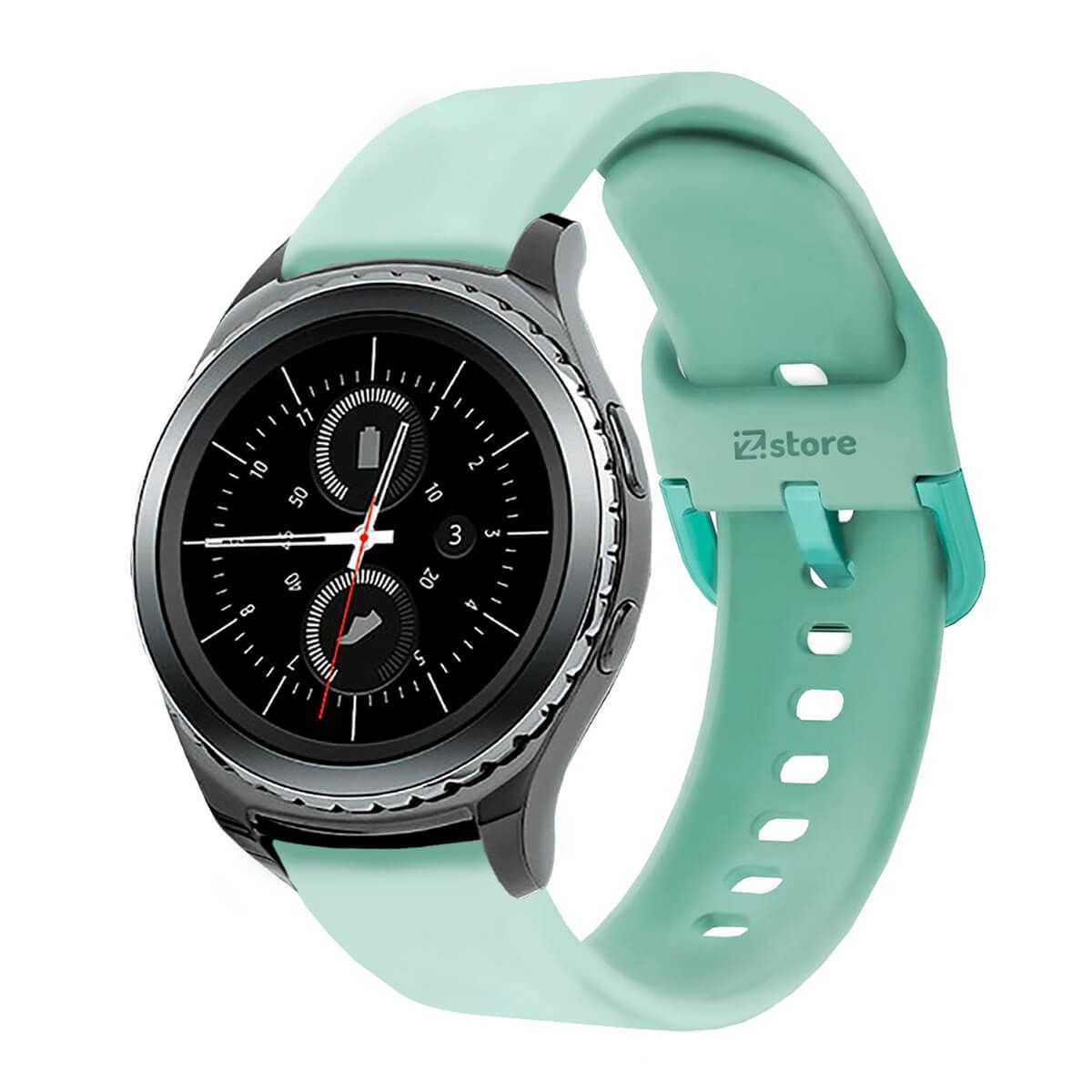 GENERICO - Correa Compatible Con Samsung Gear S2 Classic Verde Esmeralda