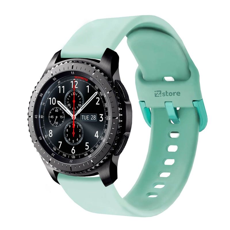GENERICO - Correa Compatible Con Samsung Gear S3 Frontier Verde Esmeralda