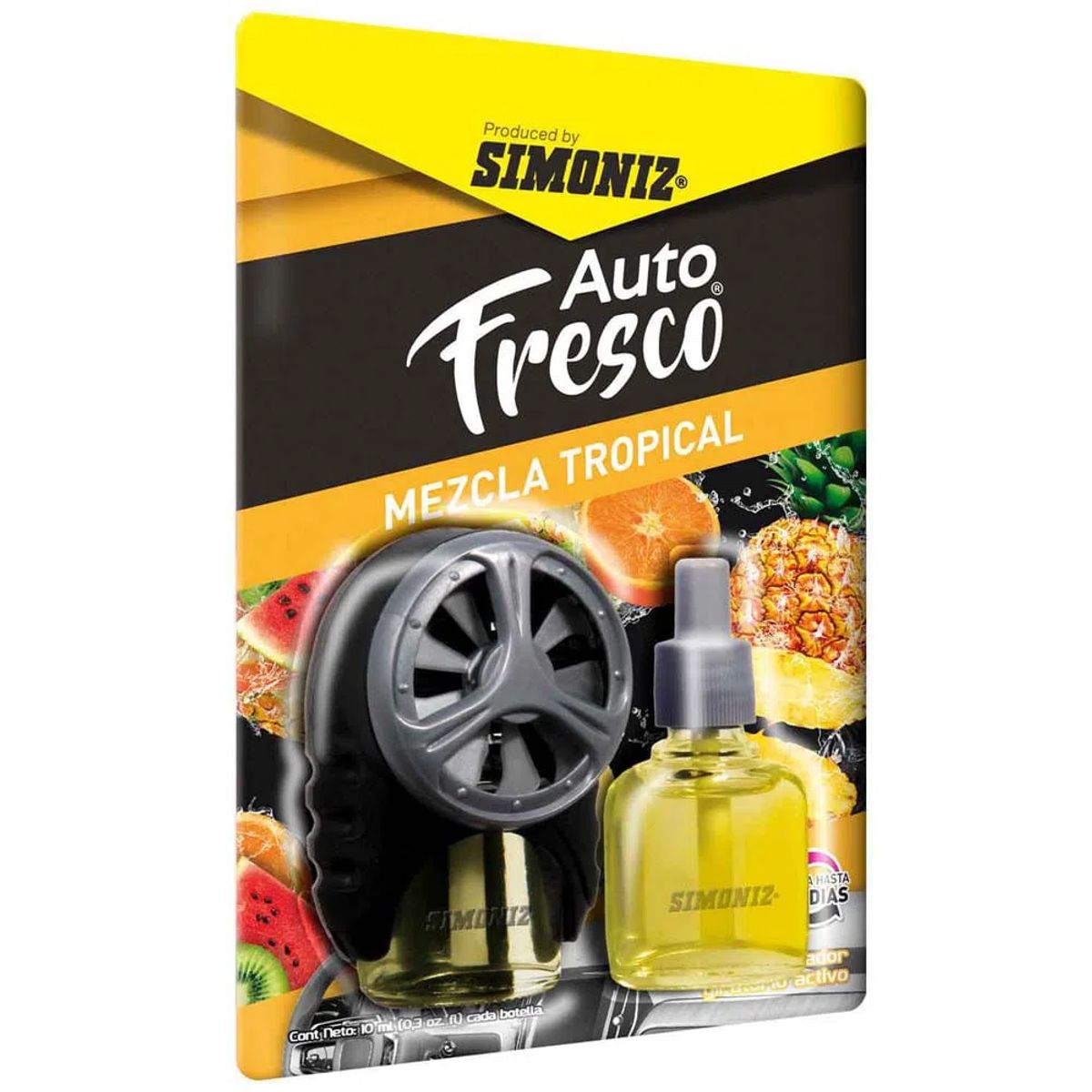 SIMONIZ - Ambientador Auto Fresco 10ml Mescla Tropical