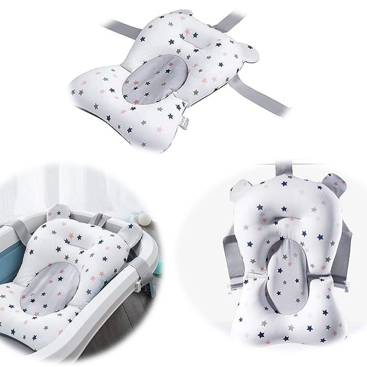 GENERICO - Cojín para Bañera de Bebé - Alfombra Antideslizante