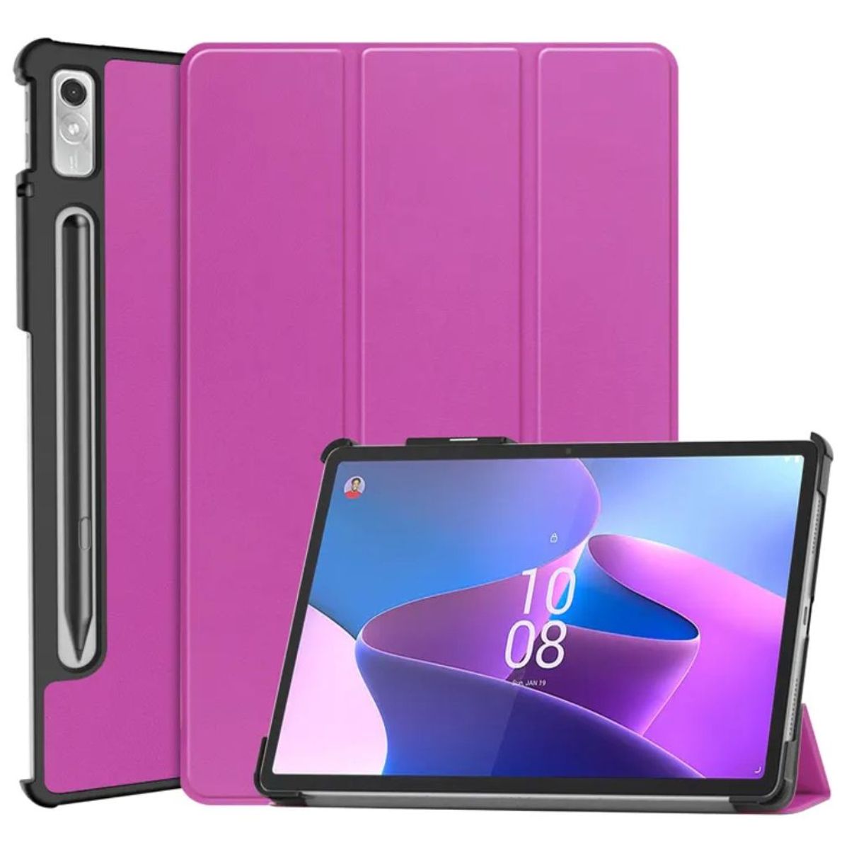 GENERICO - Funda Bookcover para Tablet Lenovo P11 Pro 11,2 2da Gen Tb132Fu Morado