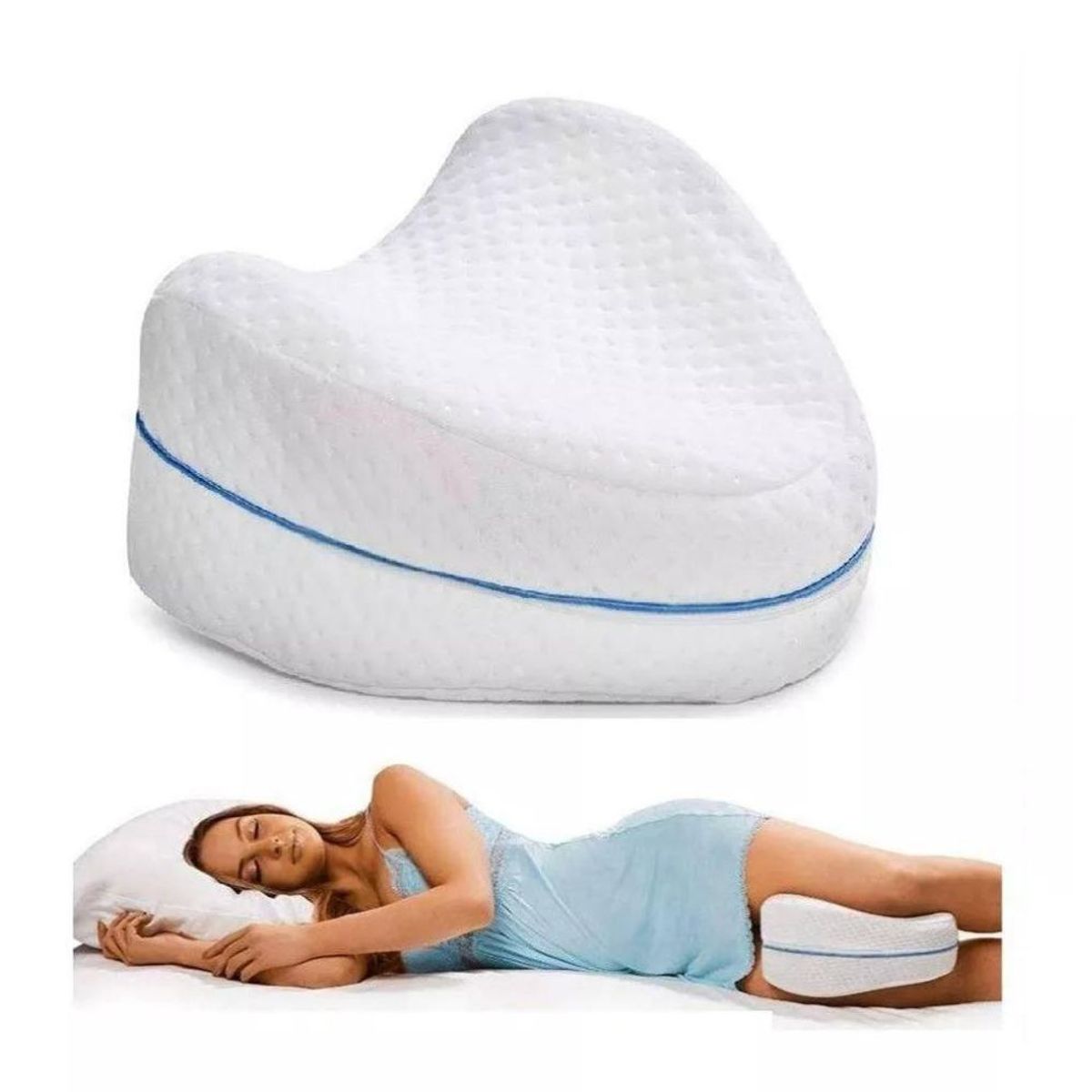 GENERICO - Almohada Ortopédica Viscoelastica Memory Rodillas Y Piernas