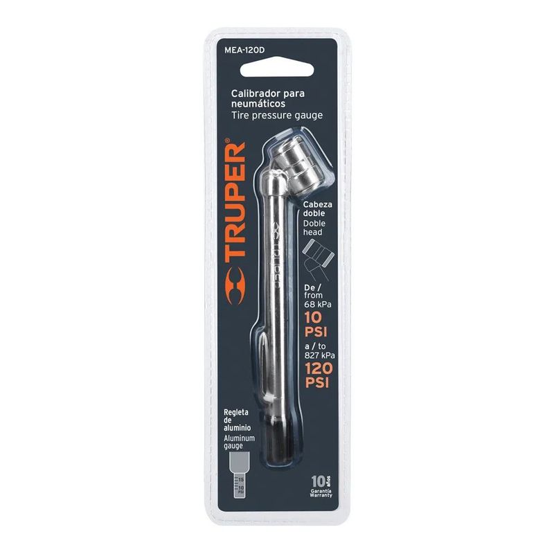 TRUPER - Medidor de Aire 120 Libras Truper
