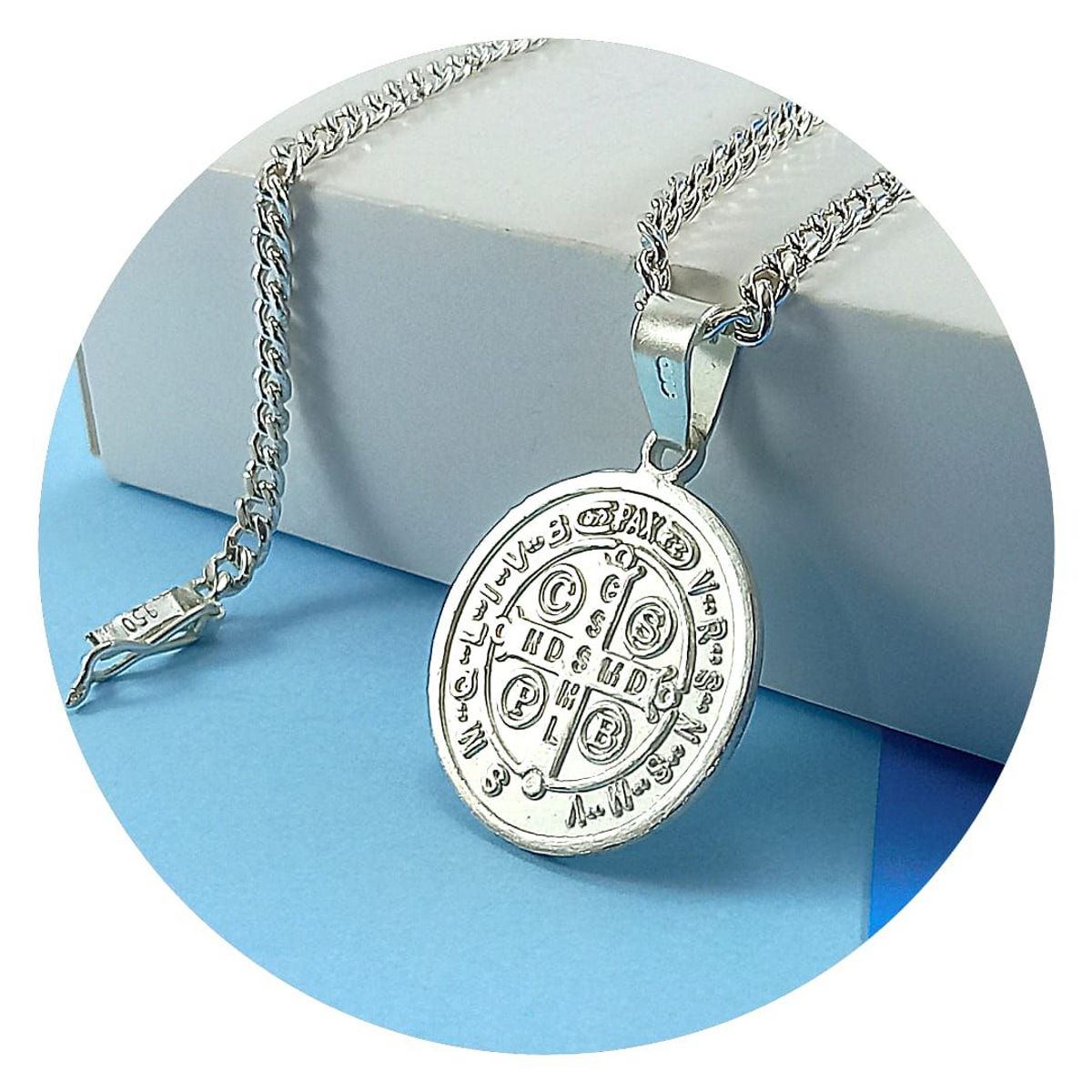 GENERICO - Medalla Collar De La Santa Cruz  San Benito