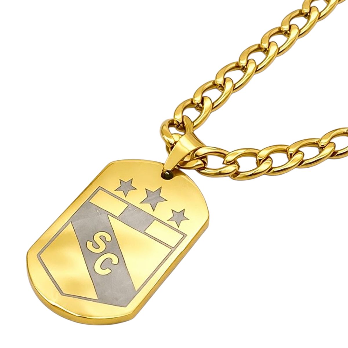 GENERICO - Collar Sporting Cristal Acero Quirúrgico 316L