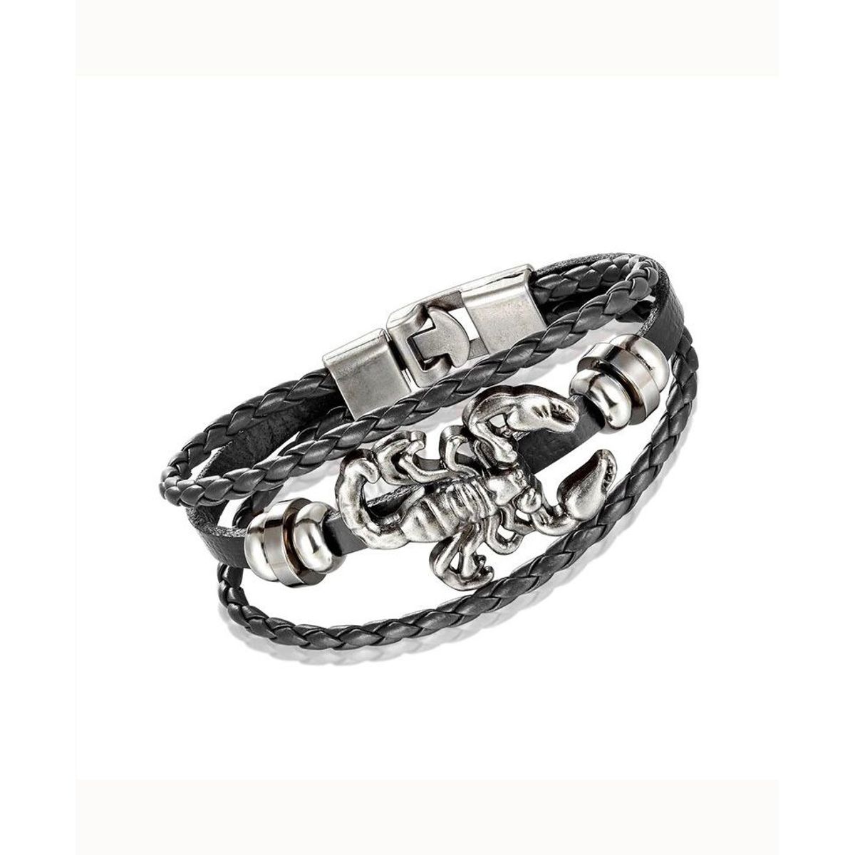 GENERICO - Pulsera de Cuero para hombres - Escorpión