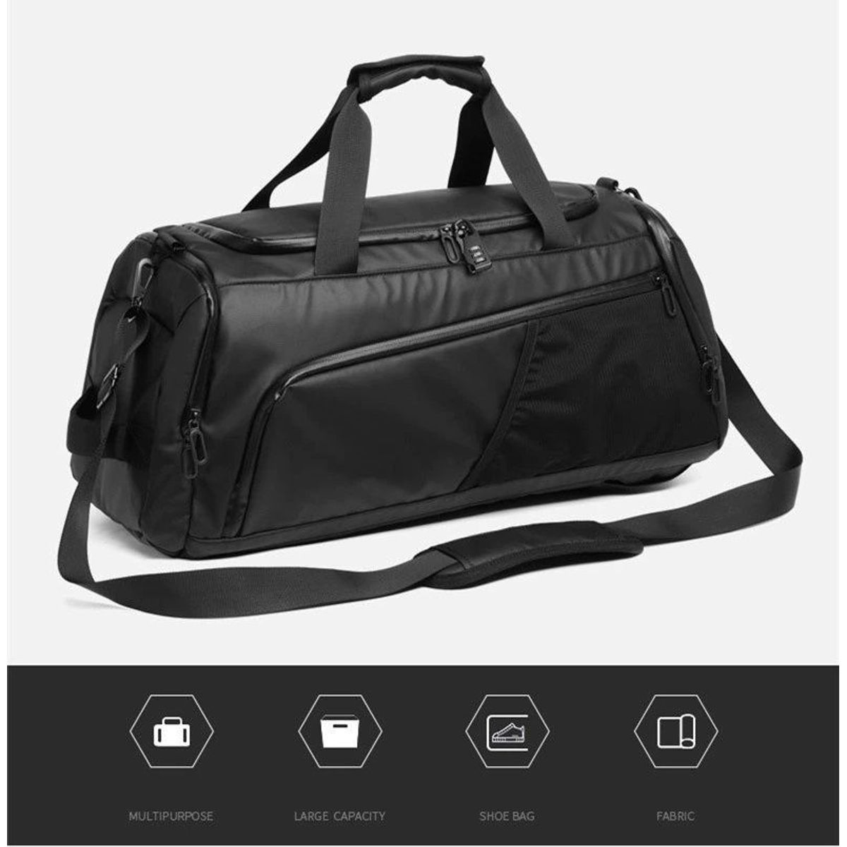 GENERICO - Maleta Mochila con Contraseña Premium Impermeable Multiuso Elegante