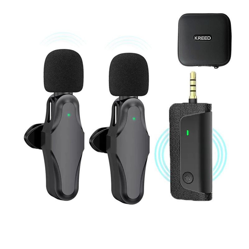 KREED - Microfóno solapero inalámbrico Dual 35mm - K35 PRO