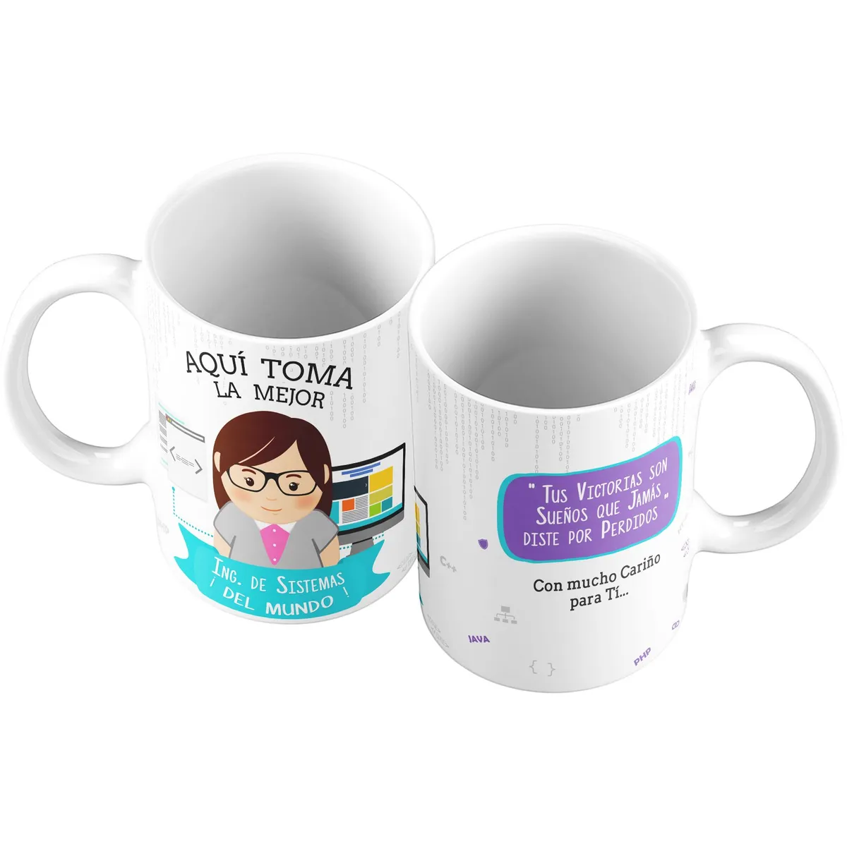 GENERICO - Taza Mug 11oz La Mejor Ingeniera de Sistemas del Mundo