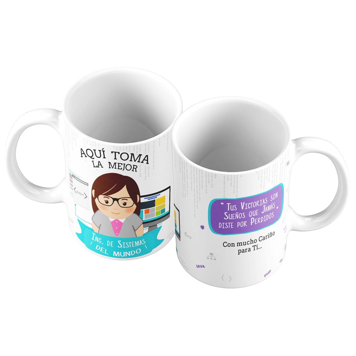 GENERICO - Taza Mug 11oz La Mejor Ingeniera de Sistemas del Mundo