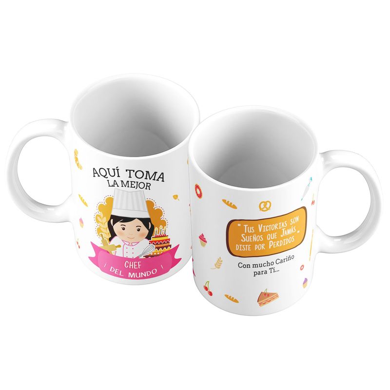 GENERICO - Taza Mug 11oz La Mejor Chef del Mundo