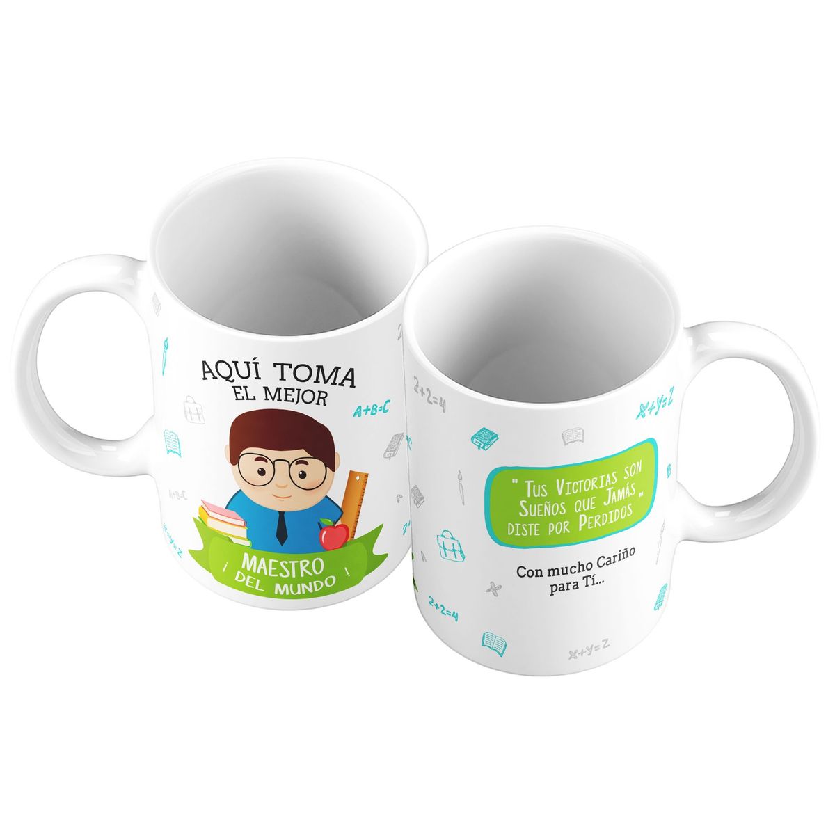 GENERICO - Taza Mug 11oz El Mejor Maestro del Mundo.