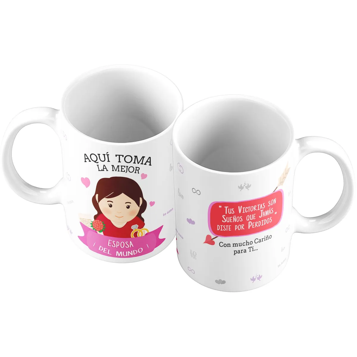 GENERICO - Taza Mug 11oz La Mejor Esposa del Mundo