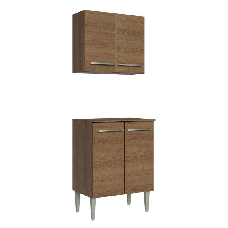 MADESA - Kit de Alacena y Mostrador de Cocina Emilly 64 cm