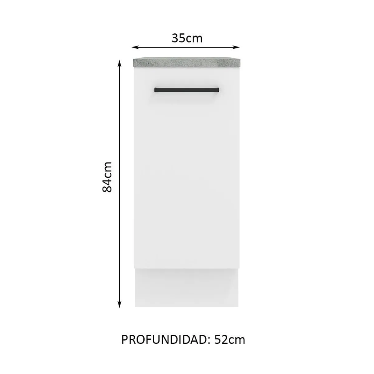 MADESA - Mueble de Cocina Agata 35 cm 1 Puerta