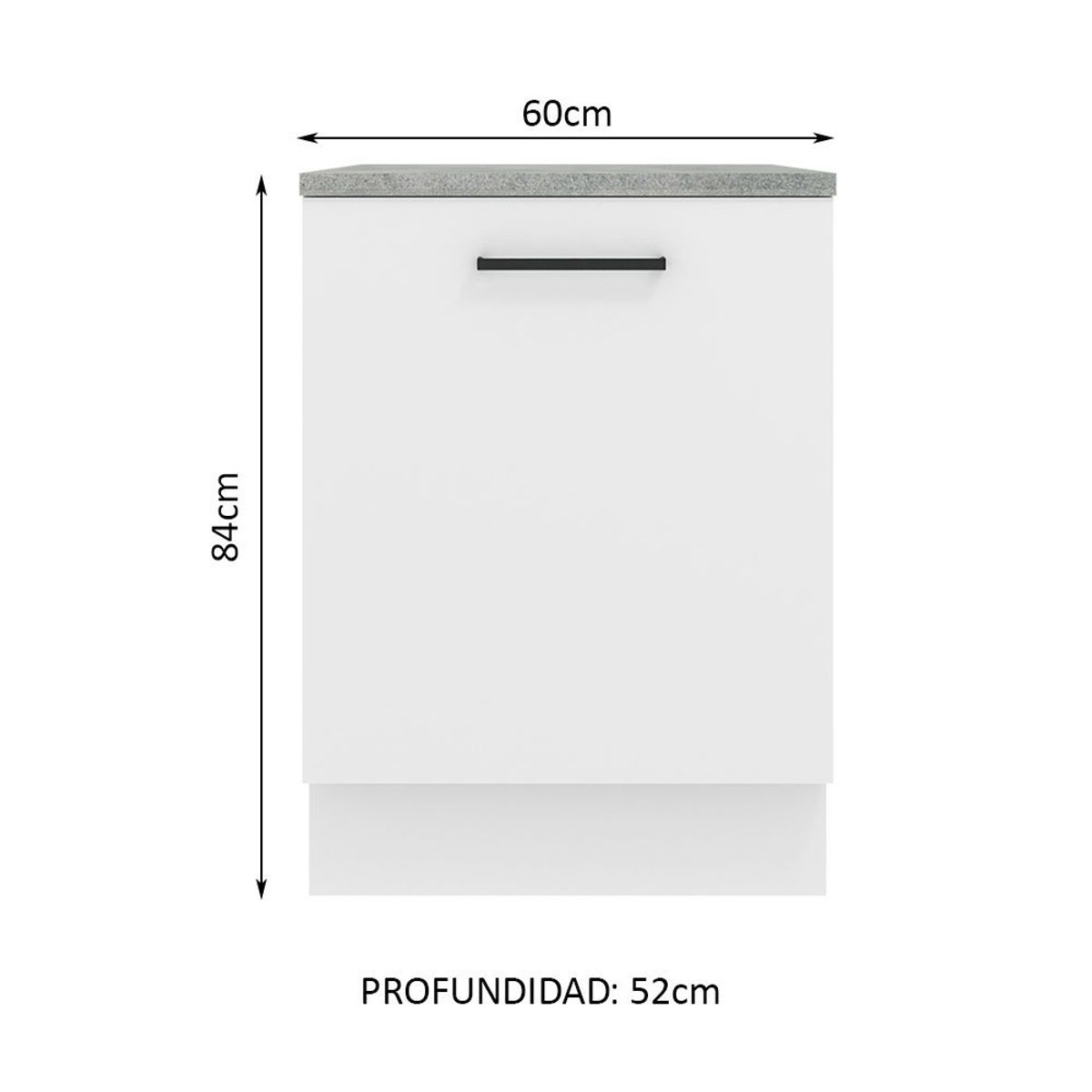 MADESA - Mueble de Cocina Agata 60 cm 1 Puerta